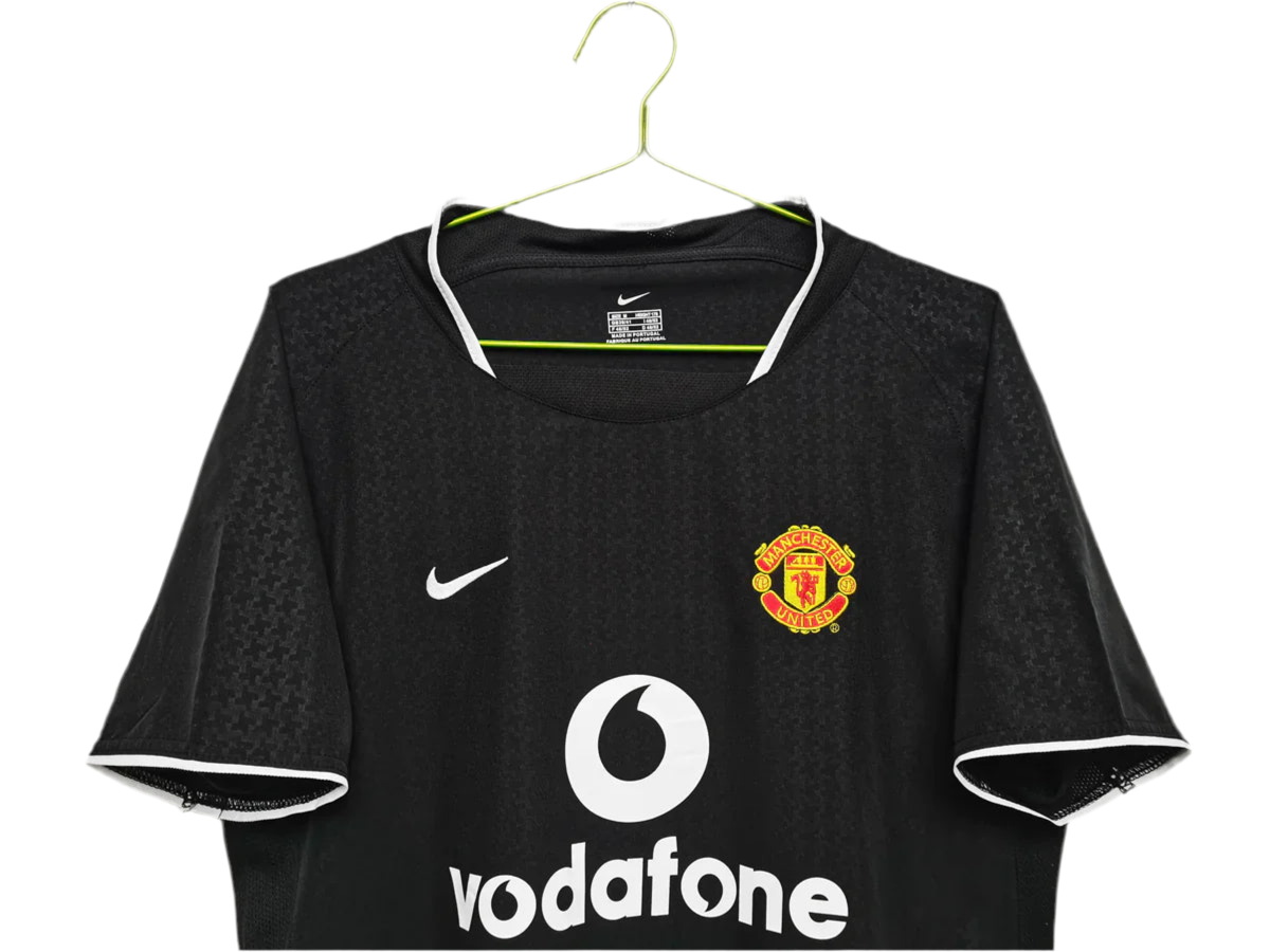Camisa Manchester United  Retrô 03/04 - Preta