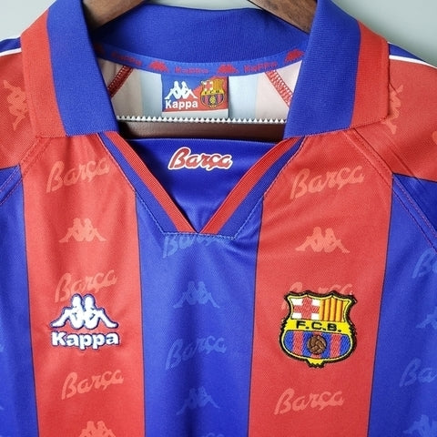 Camisa Barcelona Retrô 1996/1997 - Azul e Grená