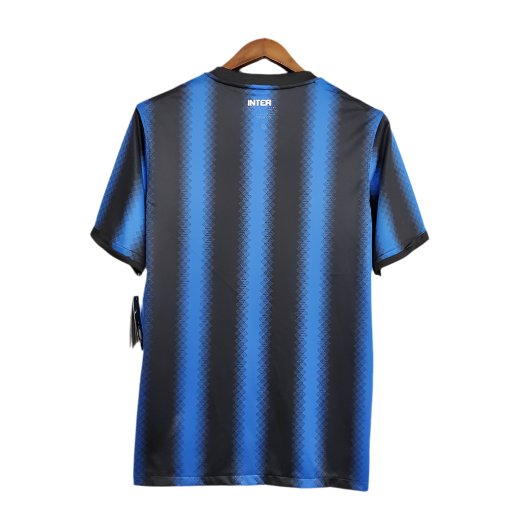Camisa Inter de Milão Retrô 2010/2011 - Azul e Preta