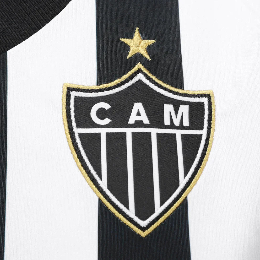 Camisa Atlético Mineiro I 25/26 - Preto e Branca