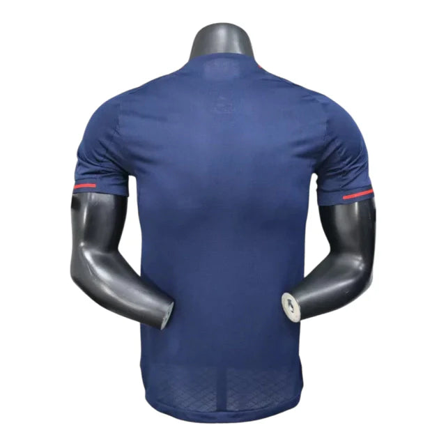 Camisa Lyon II 25/26 - Jogador Adidas Masculina - Azul e vermelha