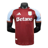 Camisa Aston Villa I 25/26 - Jogador Adidas Masculina - Vinho e azul